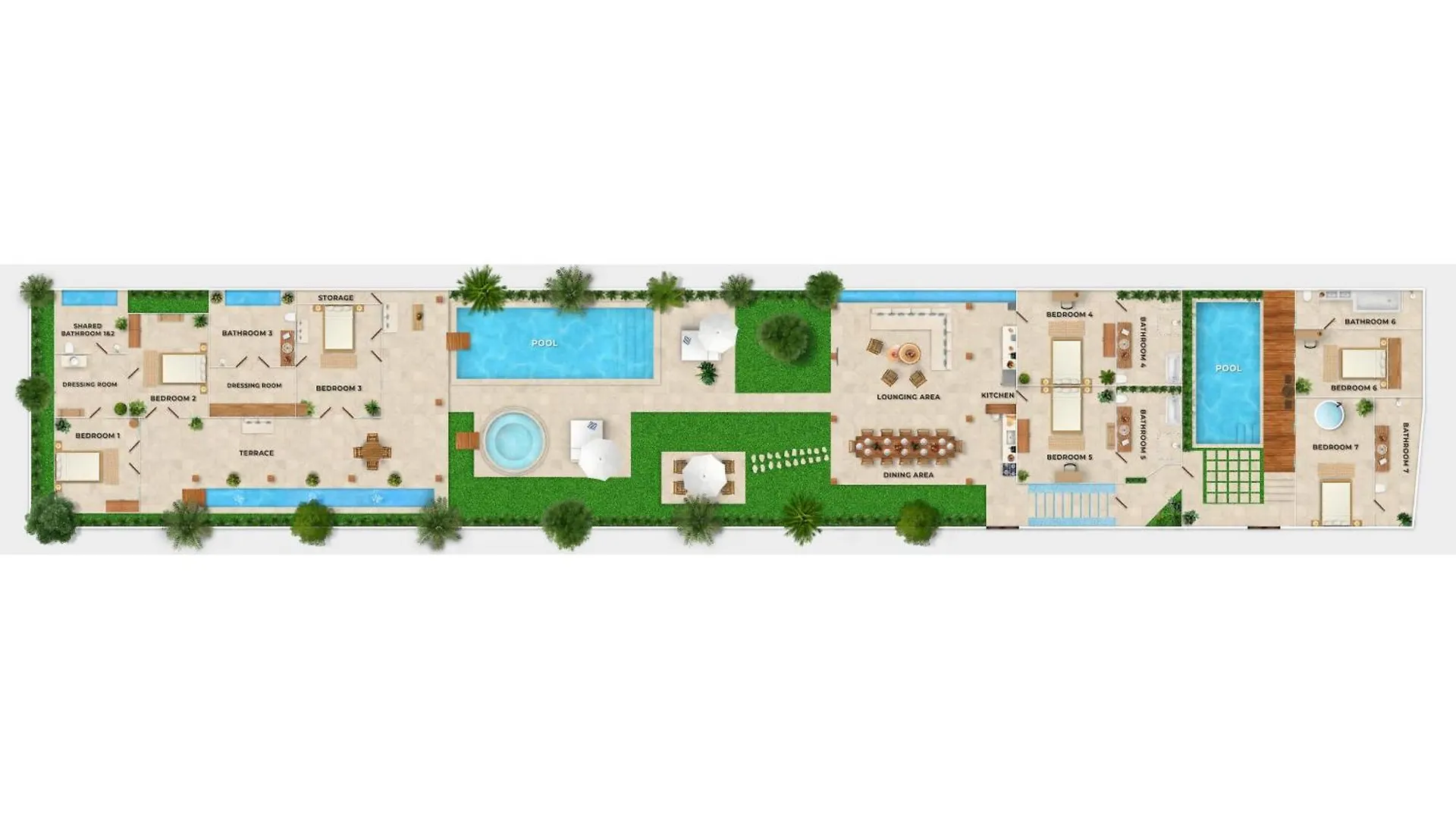 Villa Toscana - 7 Bdr Luxury Villa With Private Pool Seminyak